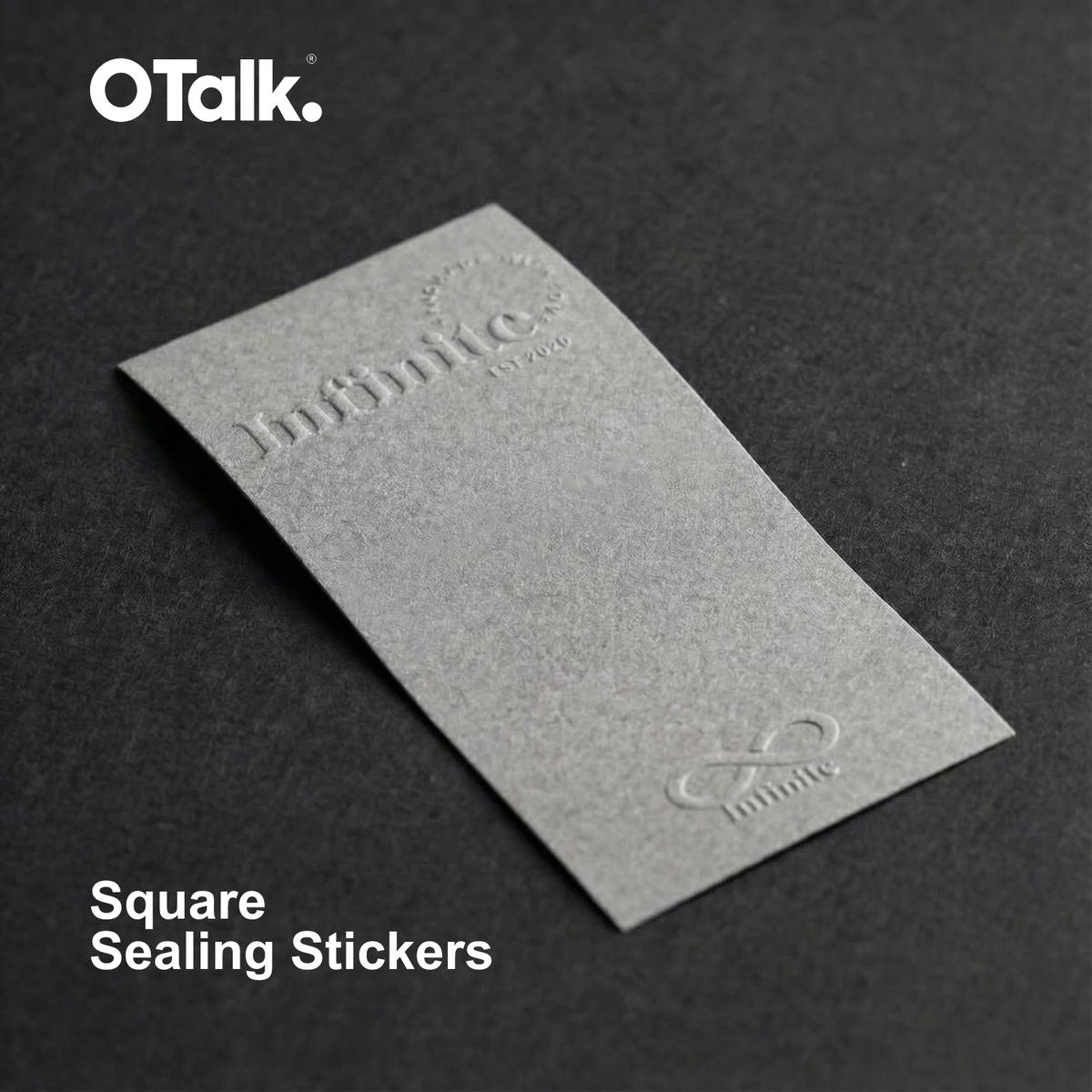Square Sealing Sticker (Rectangle)