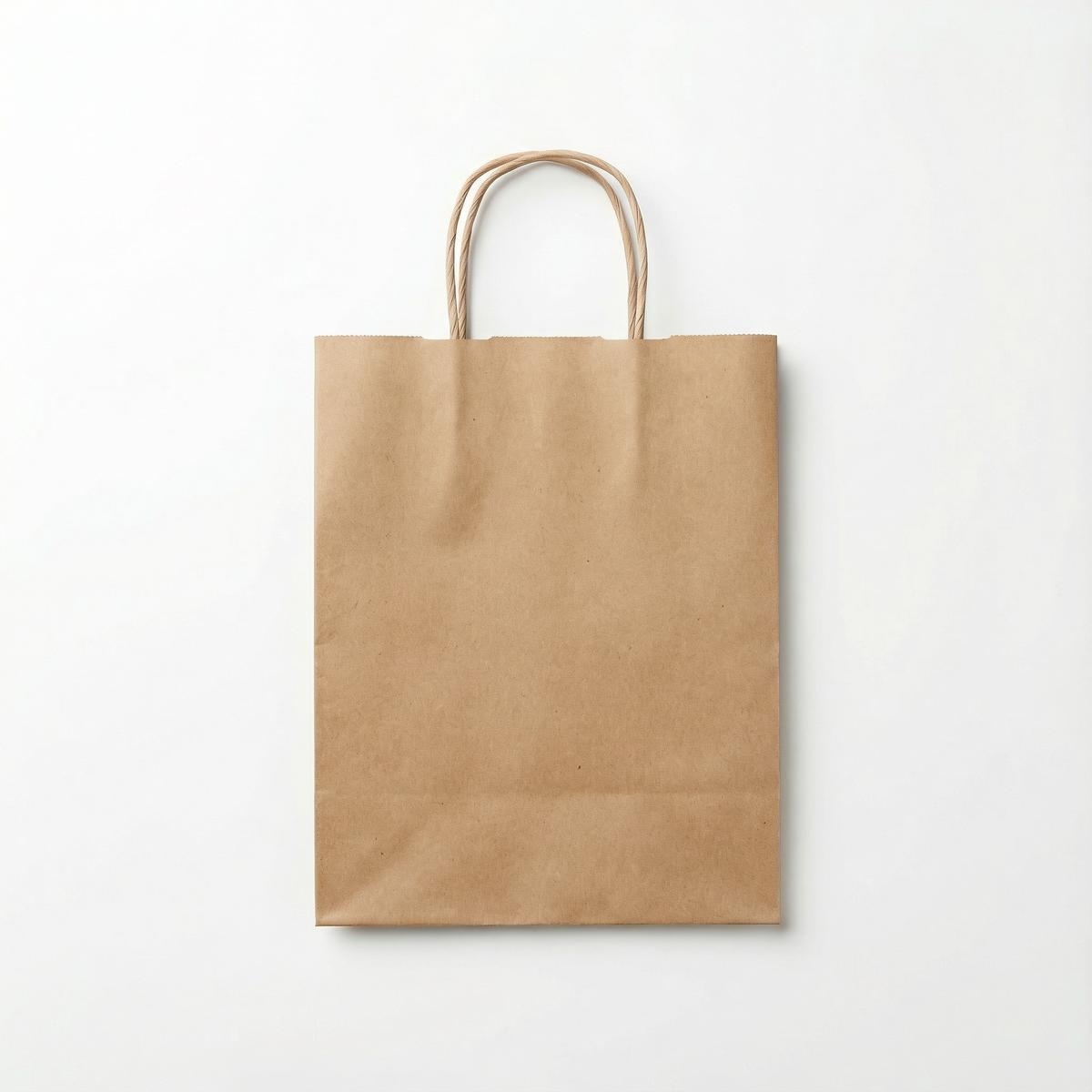 Serrated Top Twisted Handle Bag