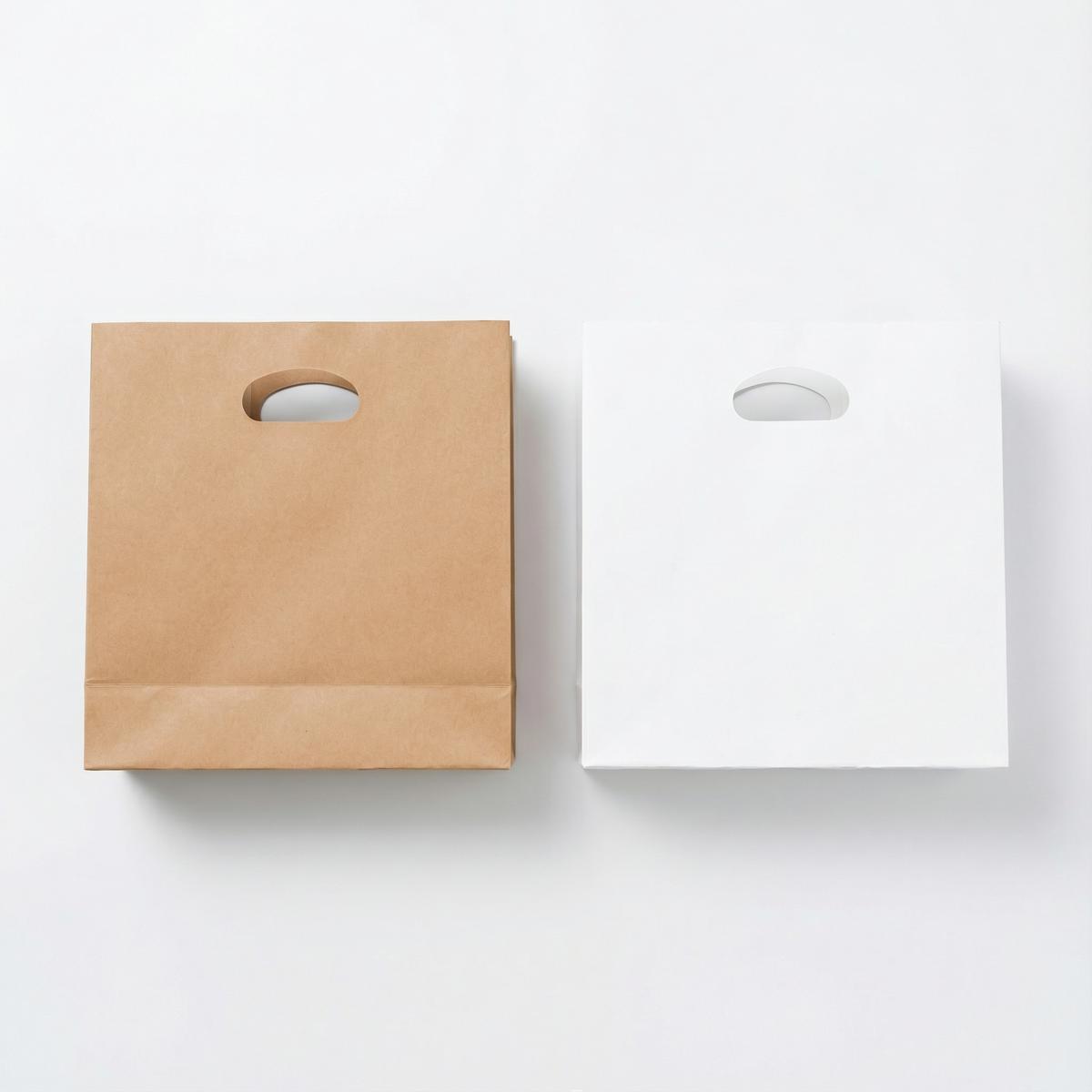 Serrated Top Die-cut Handle Bag