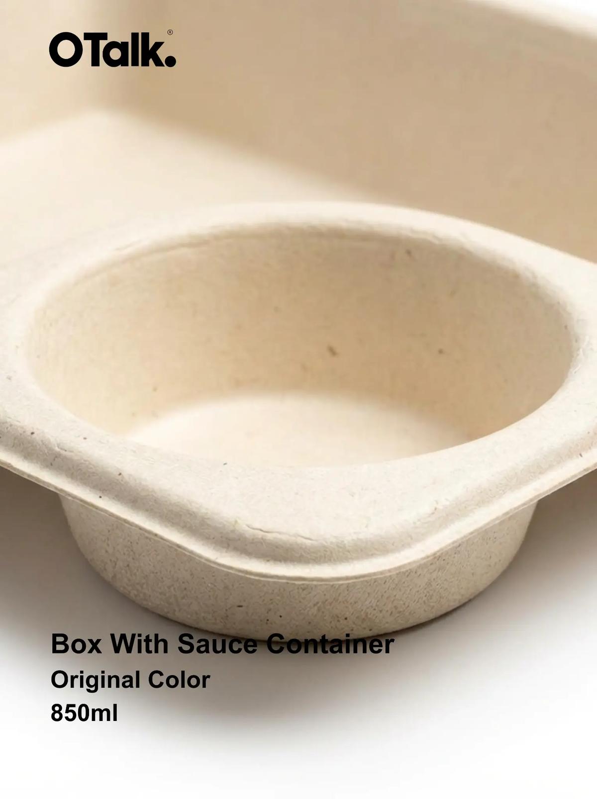 850ml Lunch Box with Sauce Comp.